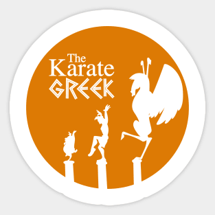 The Karate Greek Sticker